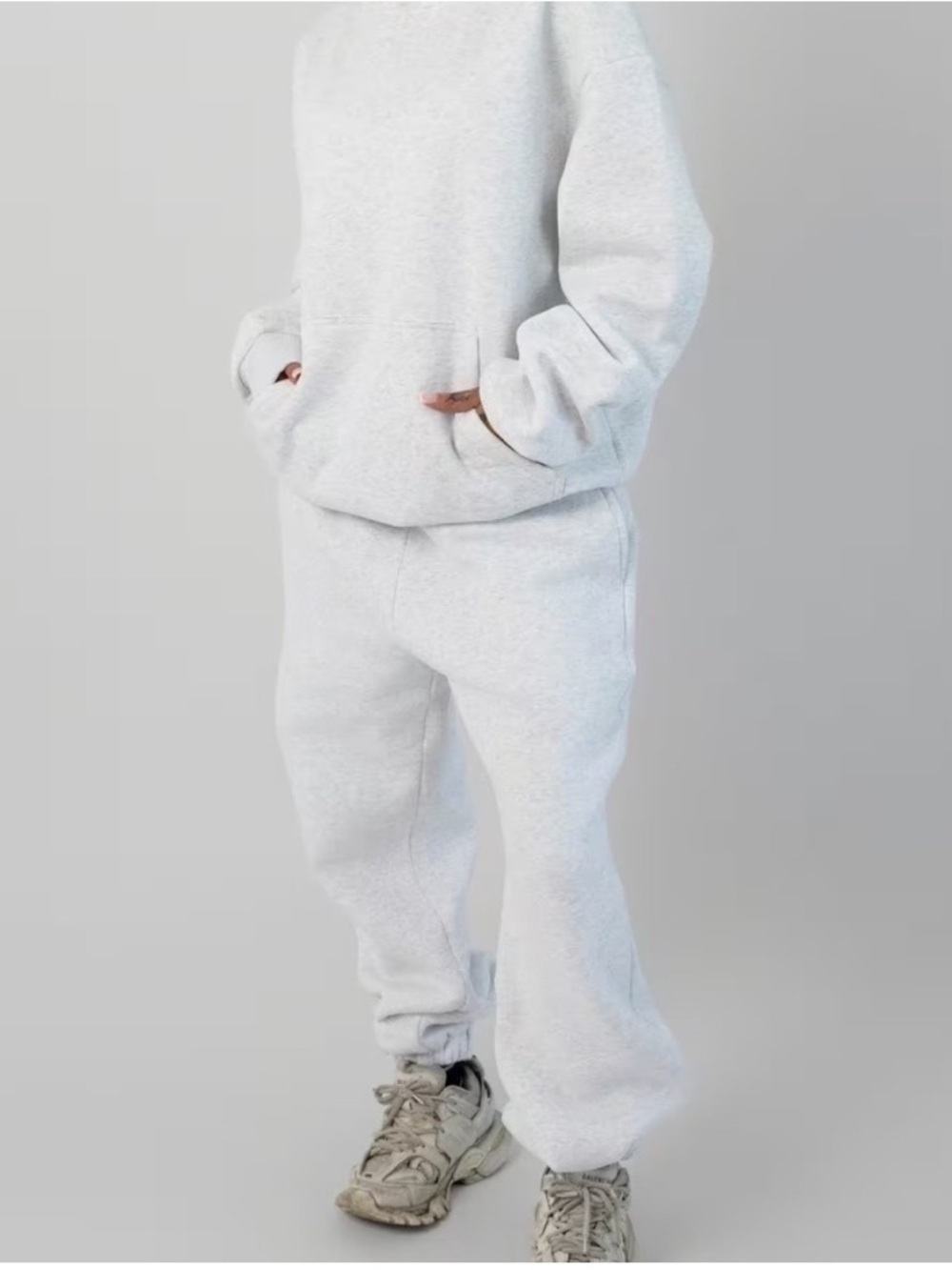 Comfrt Signature Sweatpants – Light Heather Grey – Size Medium (Unisex) - Picture 3 of 14